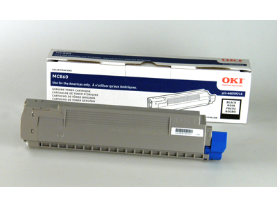 MC860 - Okidata BLACK TONER ORIGINAL Toner for MC860